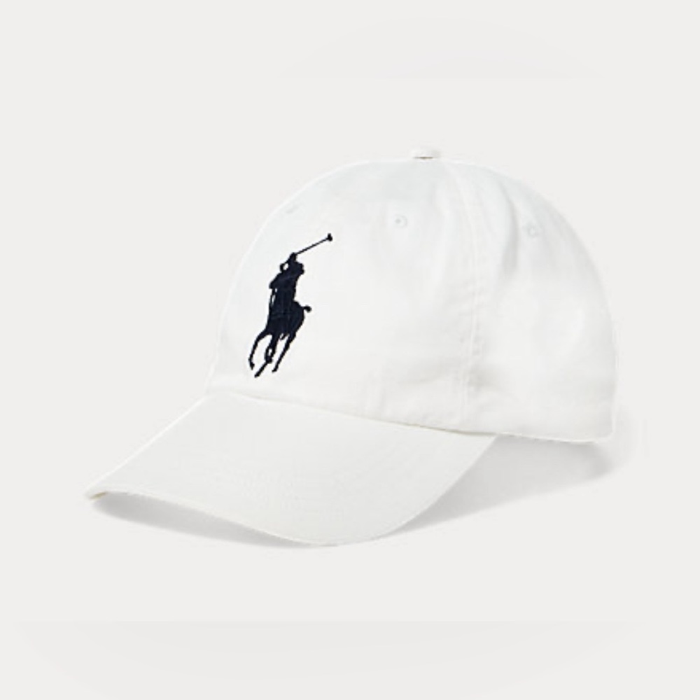 NWT• Polo Ralph Lauren Big Pony Embroidered Chino Ball Cap. (toddler boys)
